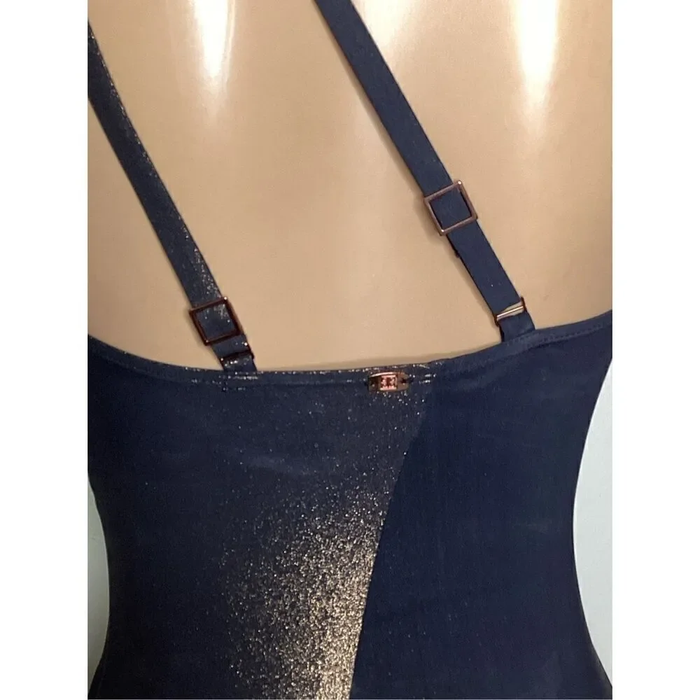 New. Amoressa by Miraclesuit black swimsuit. 8. Retails $188
